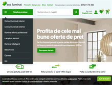 Tablet Screenshot of eco-iluminat.ro